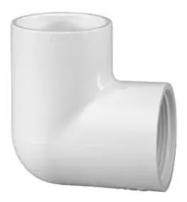 LASCO 407-007 PVC 90 Degree Elbow 3/4 Inch Slip x 3/4 Inch FPT White Deal