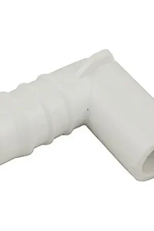 Waterway Plastics 411-3500 90 Degree Spigot x Ribbed Barb Elbow Adapter Professional Grade