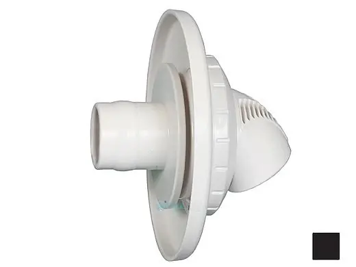 Top Rated Infusion Pool Products VRFSAF1BK Venturi Return Fitting Self Aligning Slip 1 Inch Inlet with Flange - Black