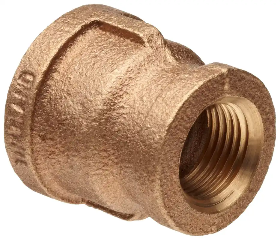 Merit Brass X112-1612 Brass Pipe Fitting Reducing Coupling 1 x 3/4 inch Brand New