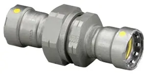 Viega MegaPressG 25706 Union Carbon Steel Press Fittings for Gas and Fuel Oil Special Discount