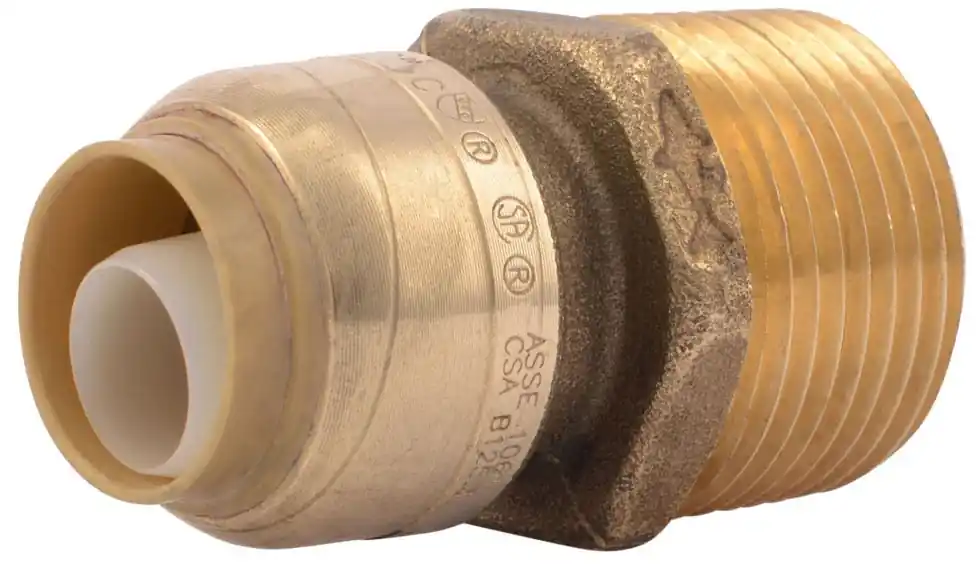 SharkBite U116LF DZR Brass Male Reducing Adapter 1/2 Inch x 3/4 Inch Mega Sale