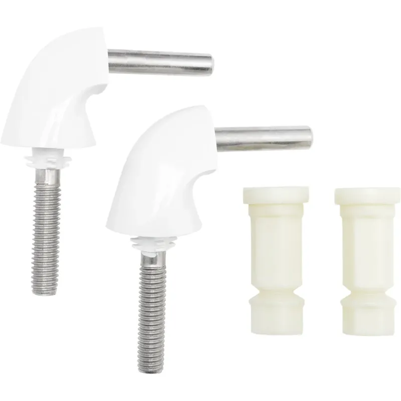 Bemis HK84000 Toilet Seat Hardware 2 Hinges with Nuts Hassle-Free Returns
