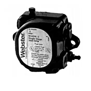 Price Cut Webster M17DL-6 Fuel Unit Single Stage
