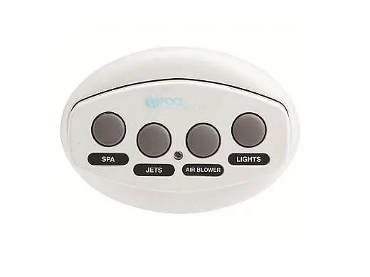 Budget Pentair 521889 iS4 Spa-Side Remote Control 250 ft Cable White