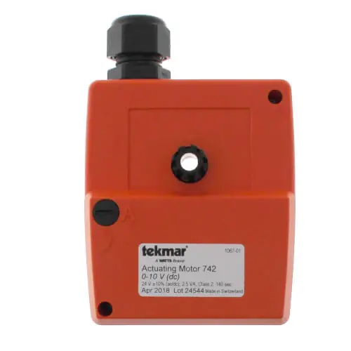 Tekmar 742 Modulating Actuator, 88 in-lb Crafted