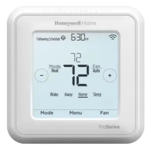 Free Returns Resideo TH6220WF2006 Lyric T6 Pro Wi-Fi Programmable Thermostat with 2 Heat/1 Cool Heat Pump