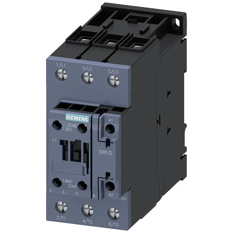 Siemens 3RT2036-1AC20 Contactor 3 Poles 24VAC 52A Trending