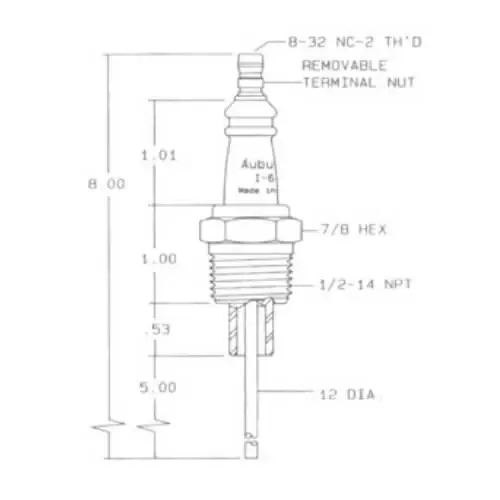 Auburn E5-I-6 Ignitor 5 Inch Tip Precision Ignition Must Have