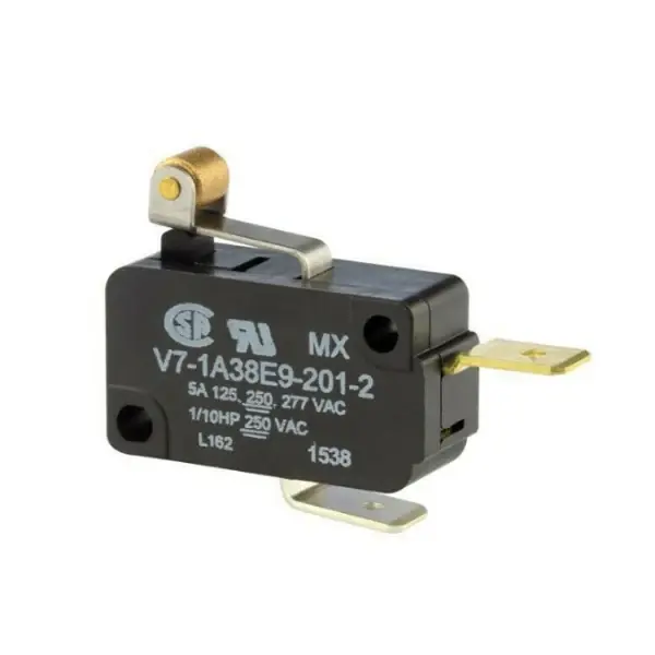 Honeywell V7-1A38E9-201-2 Snap Action Switch Miniature Basic Roller Lever Silver Contacts (Single) Premium